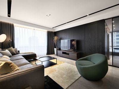 香榭明月华府现代简约风格118平装修案例