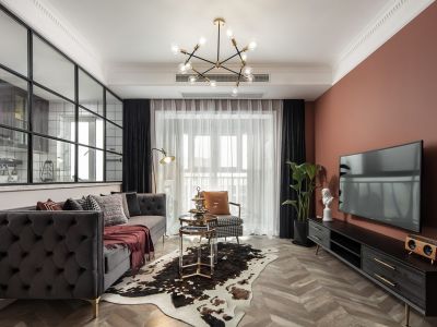 香榭明月华府北欧简约风格114平装修案例