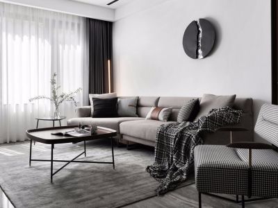 大华锦绣华城(九期)102㎡三居室现代风格装修案例