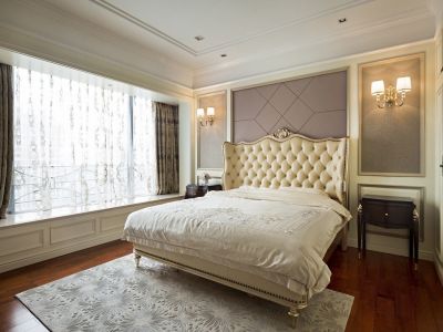 保利熙悦140㎡三居室欧式风格装修案例