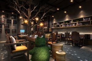 [合肥天思装饰]咖啡店色彩搭配如何装修设计才合理