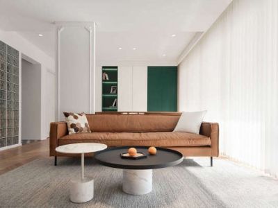 湾里南小区135㎡三居室现代风格装修案例