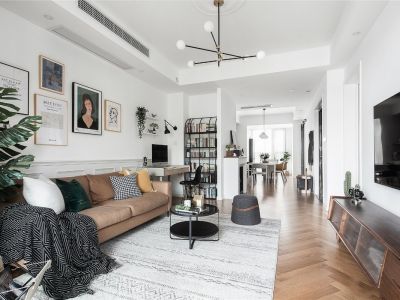 万科城现代简约130平装修案例