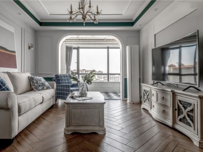 汉军冠江台美式风格112平装修案例