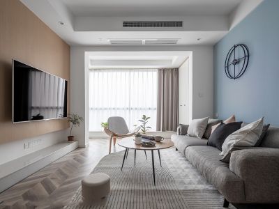 五象澜庭府现代简约风格90平装修案例