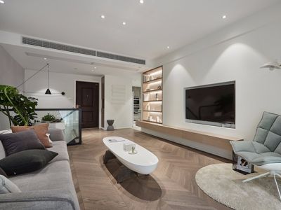 龙光玖誉城简约欧式风格110平装修案例