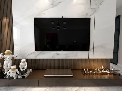 领地天宇97平现代风格装修案例