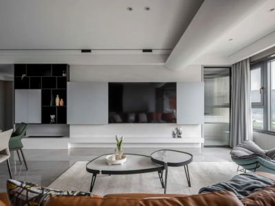 中建悦和城138平简约风格三居室装修案例