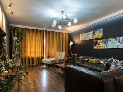 旭辉家墅140㎡四居室现代风格装修案例