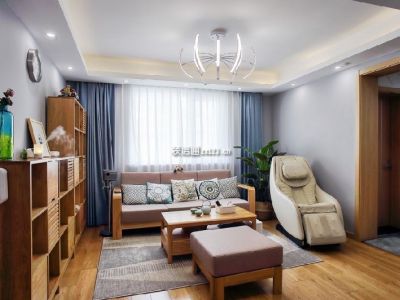 复地金融岛130平北欧极简风格装修案例