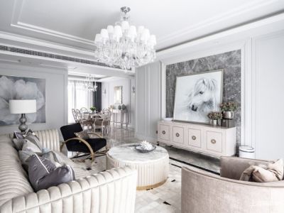 中铁春风十里98㎡三居室北欧风格装修案例