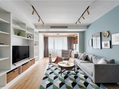 碧桂园·御园124平北欧风格三居室装修案例