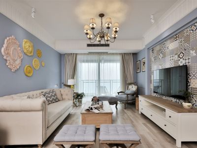 天伦城法式风格142平米四室两厅装修案例