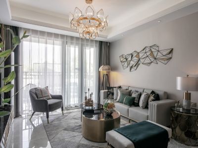 杏花南区116平米现代风格三居室装修案例