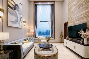 [北京京朝装饰]挑高客厅如何装修，挑高客厅装修技巧