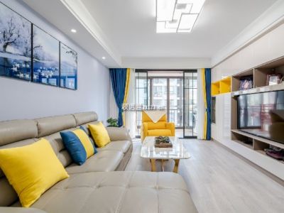 天朗锦邸120平现代简约风格装修案例