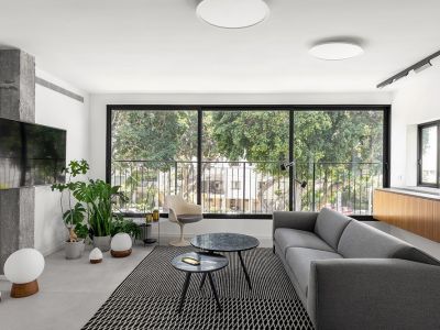 龙湖兰园天序极简风三居室130平米设计图案例