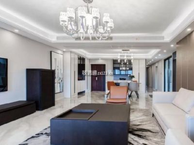 地铁首座133平现代简约风格装修案例