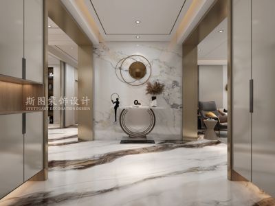 合生御龙城233平米四居室现代轻奢装修案例