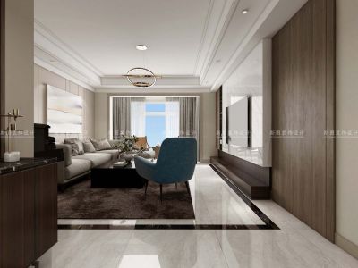 首开国风上观180㎡四居室现代风格装修案例