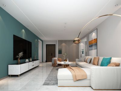 太化·紫景天城140平四居室现代极简装修案例