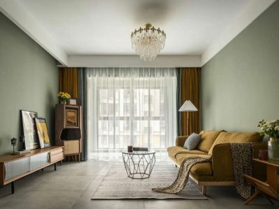 俊发城复古风142平米设计效果图案例