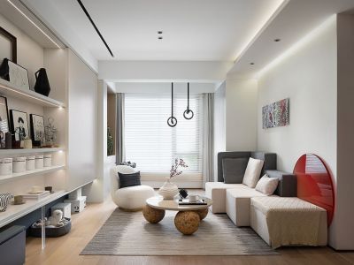 保利香槟国际80㎡二居室日式风格装修案例