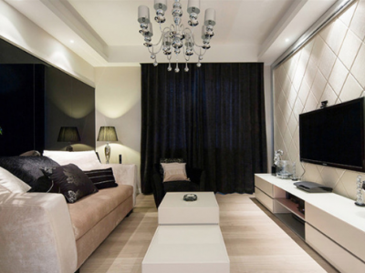 佳日公寓139平米三居室现代装修案例