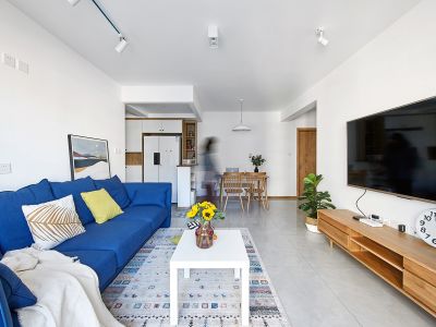 鲁能星城一街区95㎡现代简约三居室装修案例