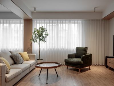 罗宾森尚城华府100平米日式简约三居室装修案例