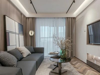 阳光城融侨榕心锦江北欧风二居室75平米设计效果图案例