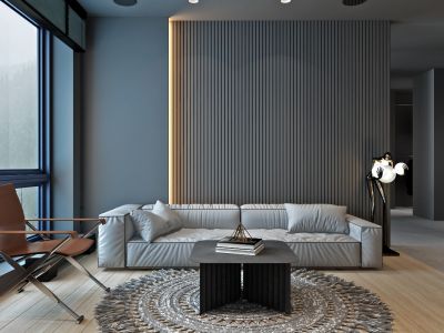 新城首府125平简约风格三居室装修案例