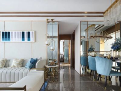 长安润江壹号现代风格138平米装修案例