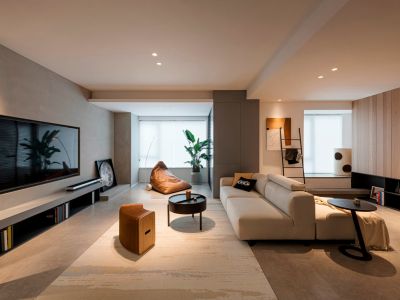 嘉樾时代花园简约风格121平米装修案例