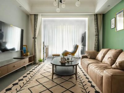 北控岳州府109平复古风四居装修案例