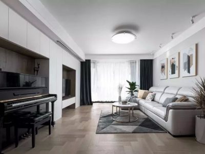 经开壹中心现代风格125平米三居室装修案例