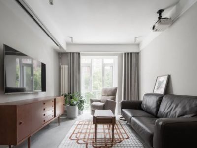 天同11号简约风格112平米三居室装修案例