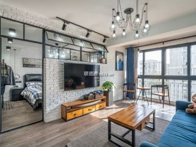 恒大城80平混搭风格装修案例