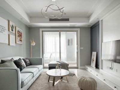 优品道·曦岸峰景欧式风三居室142平米装修效果图案例