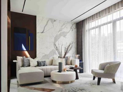 辰宇星辰荟102平现代风格二居室装修案例