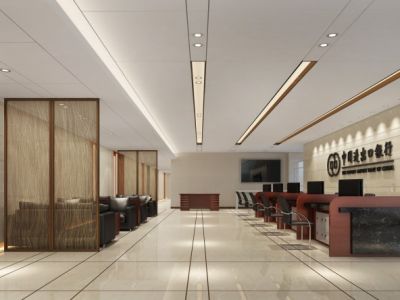 1200平银行现代风格装修案例