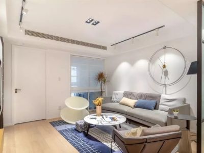 富力城82㎡二居室现代风格装修案例