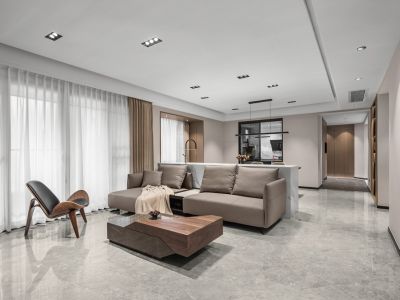 浦东雅典145㎡四居室现代风格装修案例