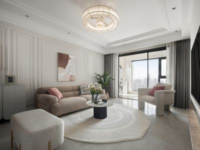 中泽纯境116㎡三居室北欧风格装修案例