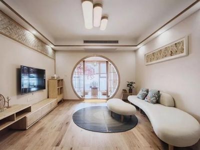 阳光揽胜130㎡三居室日式风格装修案例