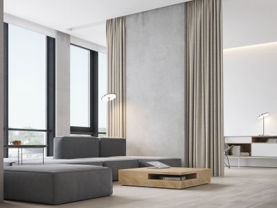 海德琥珀臺129平方四室极简装修案例