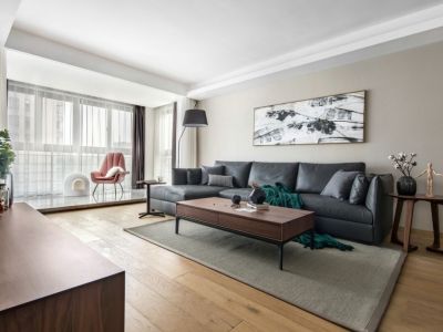 远达·凤栖大院现代风格148平米四居室设计效果图案例