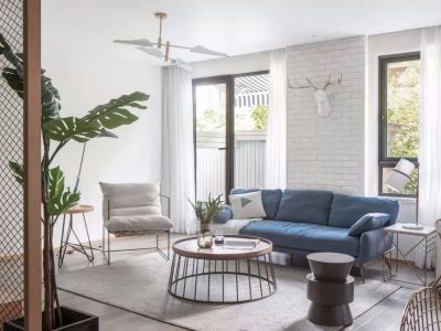 阳光·凤栖澜湾北欧风四居室175平米设计图案例