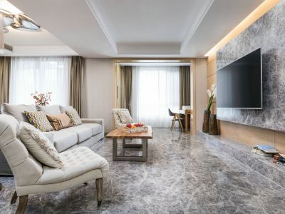 远洋荣域150平复式现代风格装修案例