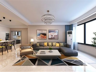 富临绵州水郡现代简约风格139平装修案例